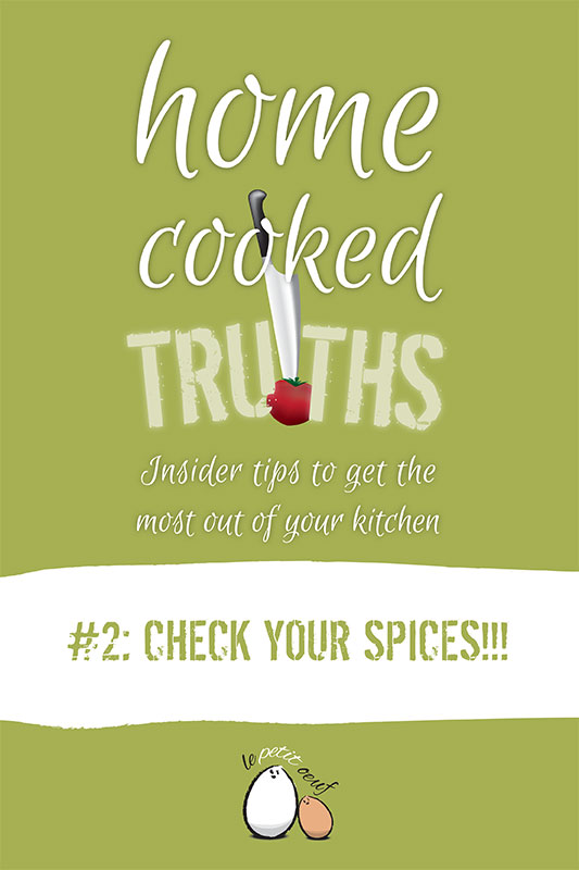 Home cooked truths check your spices