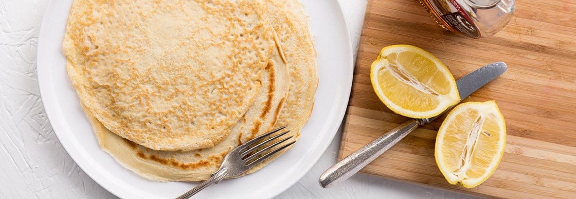 If you're looking for a wheat alternative pancake recipe, try these 'shrove Tuesday special’ white spelt pancakes (or crepes) which are simple and dairy free, using oat milk or any other dairy free milk and are perfect slathered with maple syrup or lemon juice and sugar.