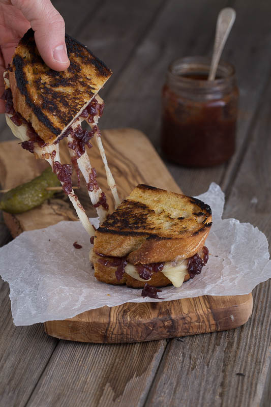 Here's a food photography lightroom tutorial along with how to make the perfect sourdough cheese toastie with homemade red onion chutney.