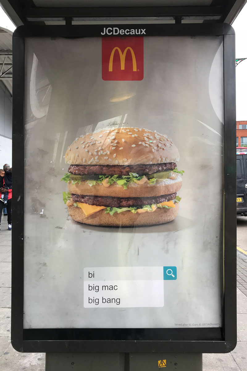 McDonalds Big Mac Advert UK